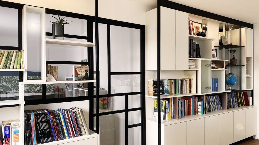 Bibliothèque et mobilier sur mesure par AT Design